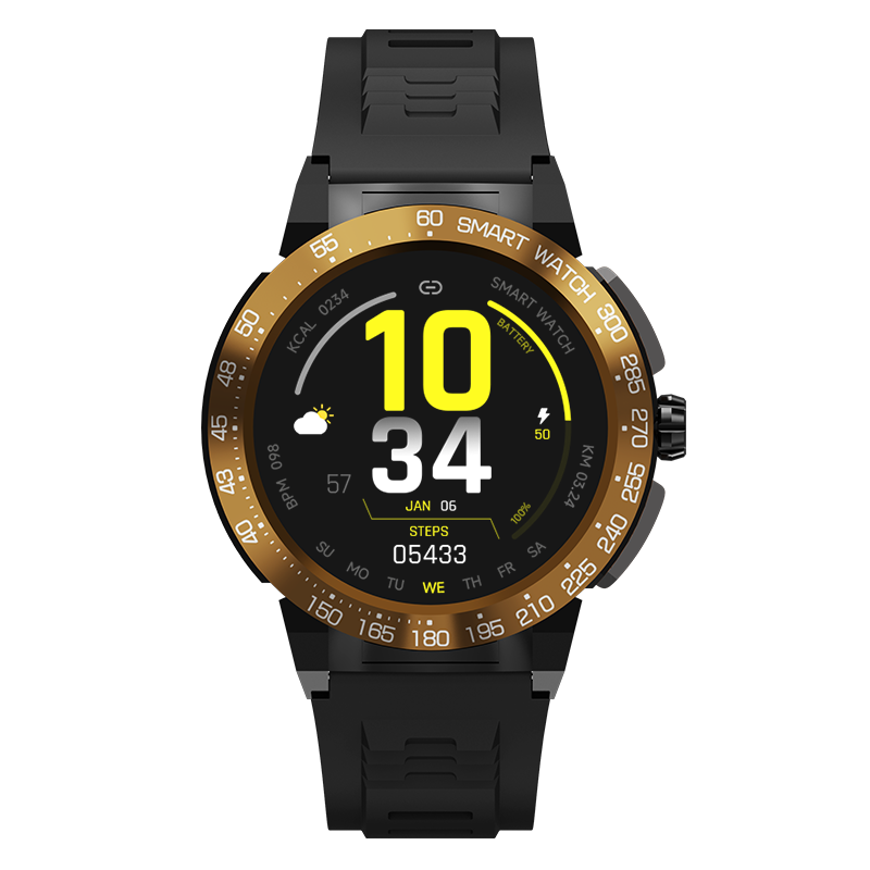 Miracle Digital Alpha pro smart watch Black Rubber strap